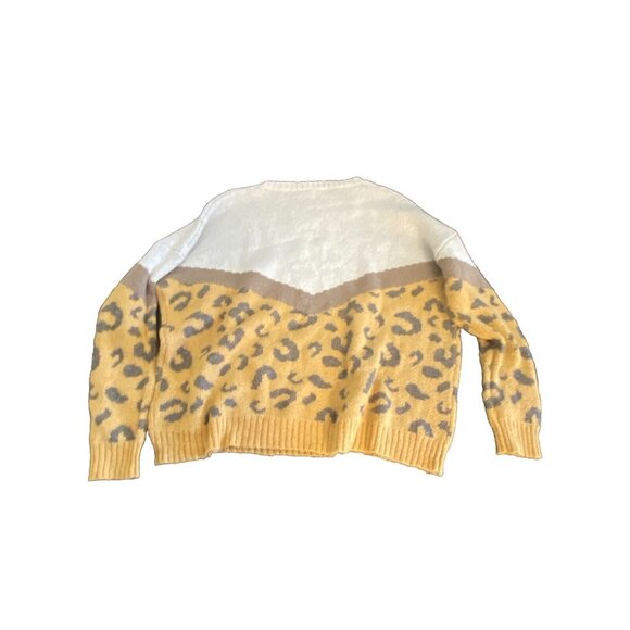 Easel Cheetah Crewneck Sweater small - Picture 3 of 3